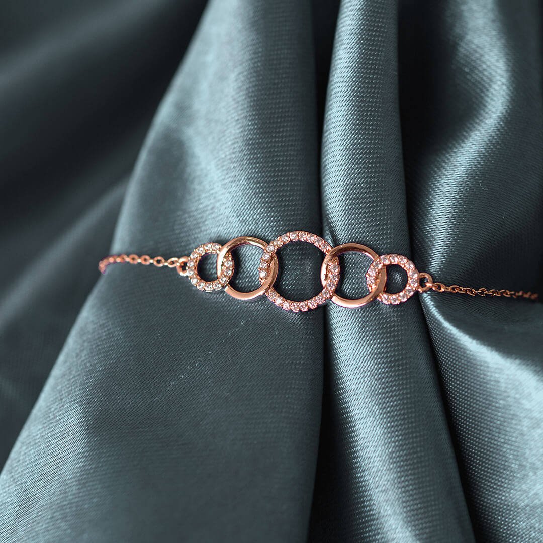 MOM Gold Silver Ring - Alternate View